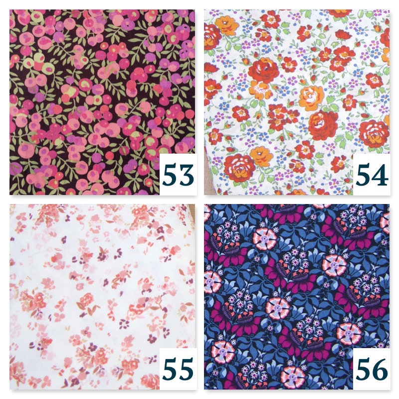 Minky Baby Blanket - Liberty of London Floral Print Nursery Blanket - Swaddle Blanket