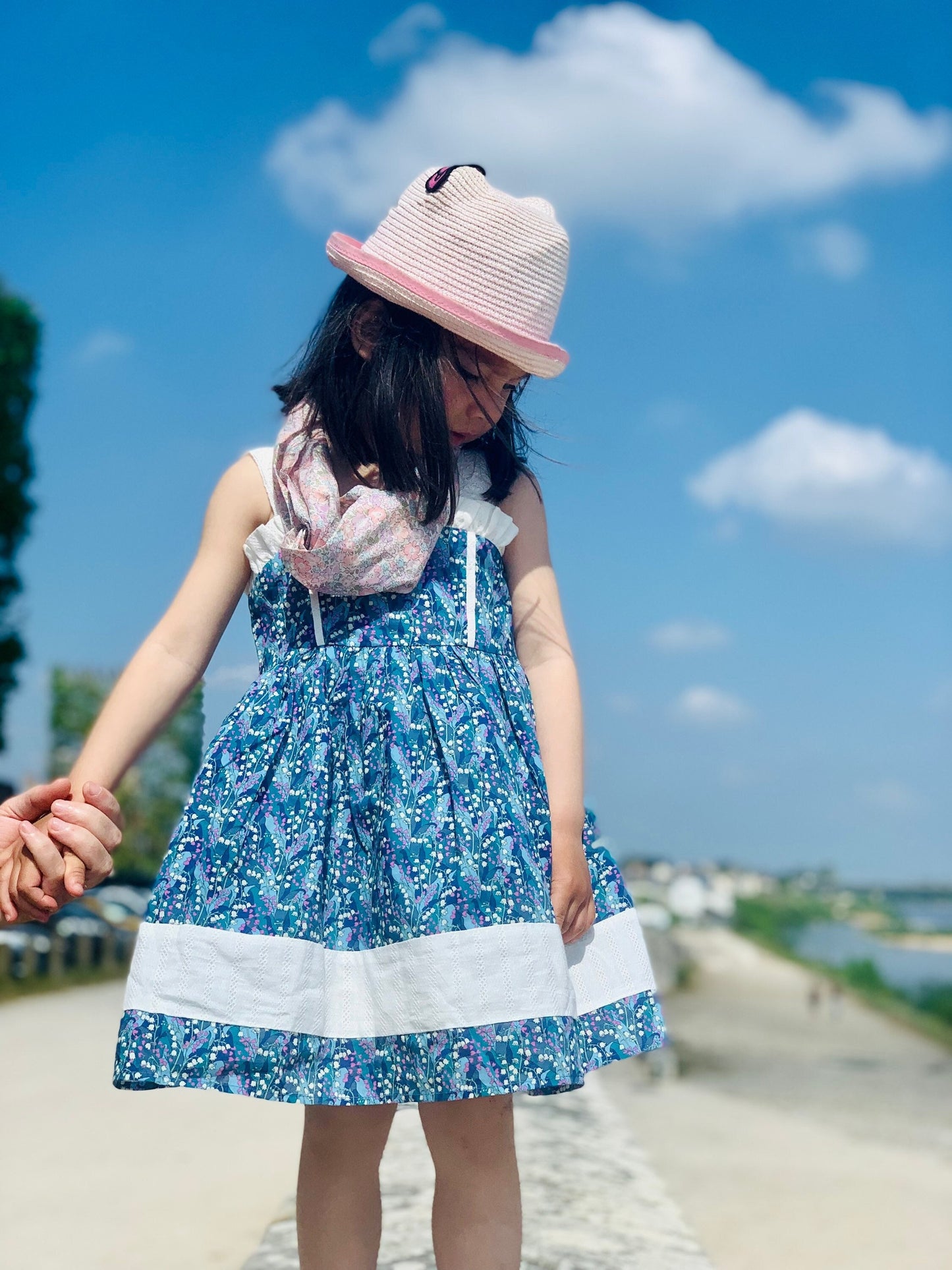 Liberty London dress - Floral Print Girl Dress - Liberty fabric Dress - Summer Ditsy Flower dress - Liberty of London fabric