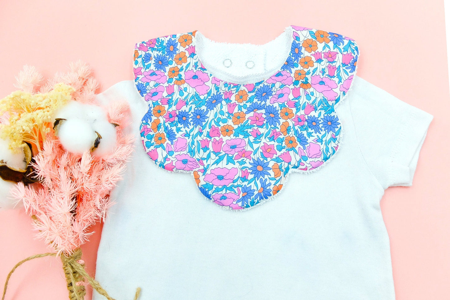 Liberty of London baby bib organic cotton floral animal print double gauze Terry cloth new born gift eastern thanksgiving halloween Christmas drool burb lactation bandana unisex baby boy girl new parents home coming soft breathable well absorb bib