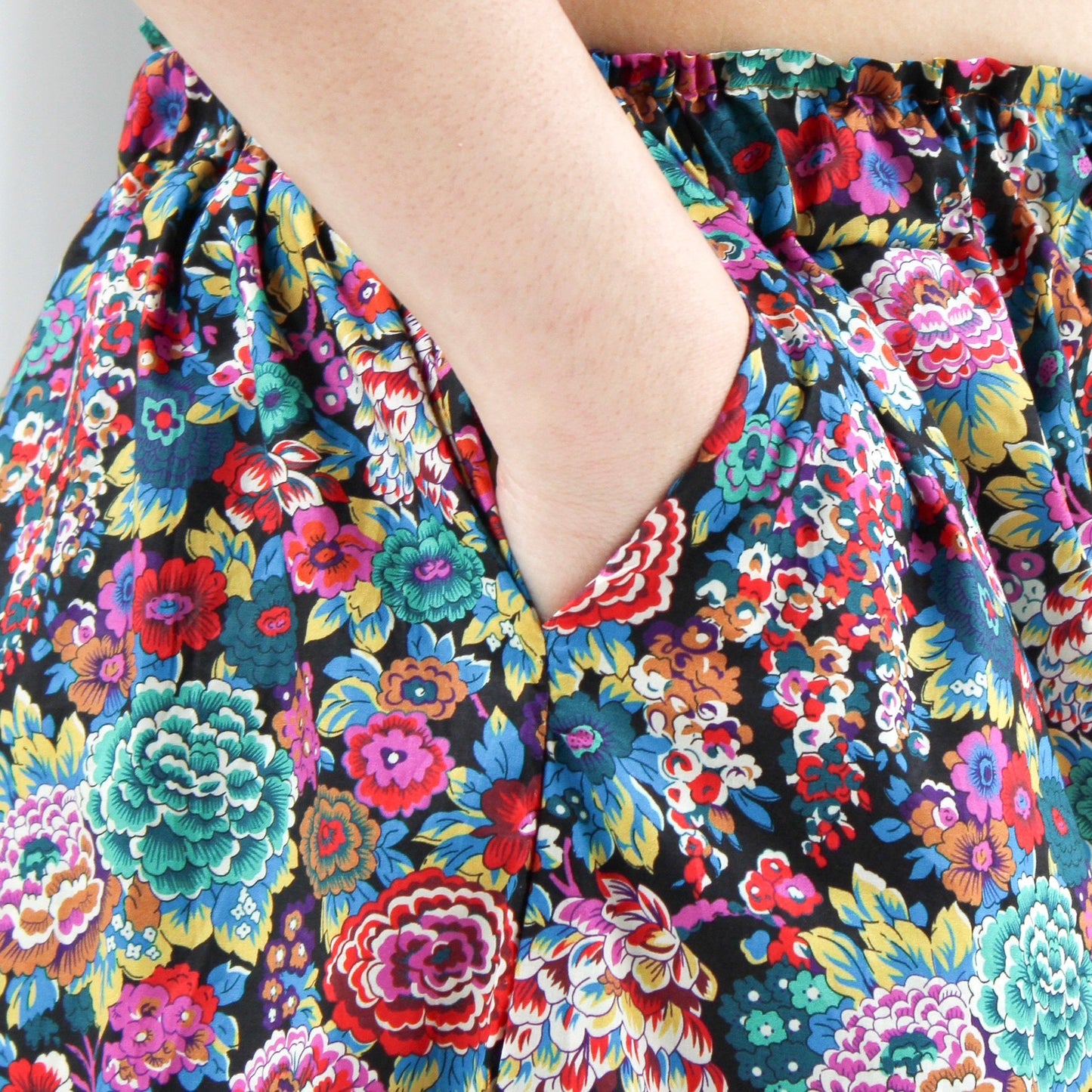 LIBERTY Woman Palazzo Pants - Liberty of London cotton wide leg pants - Liberty Pajama Pants - Liberty Floral Print Fabric - Lounge Pants