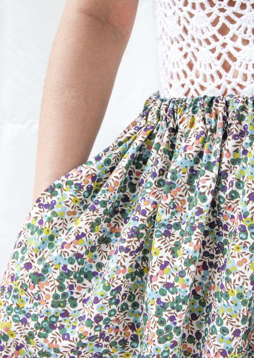 Tiered Midi Skirt - Liberty of London Woman Midi Skirt