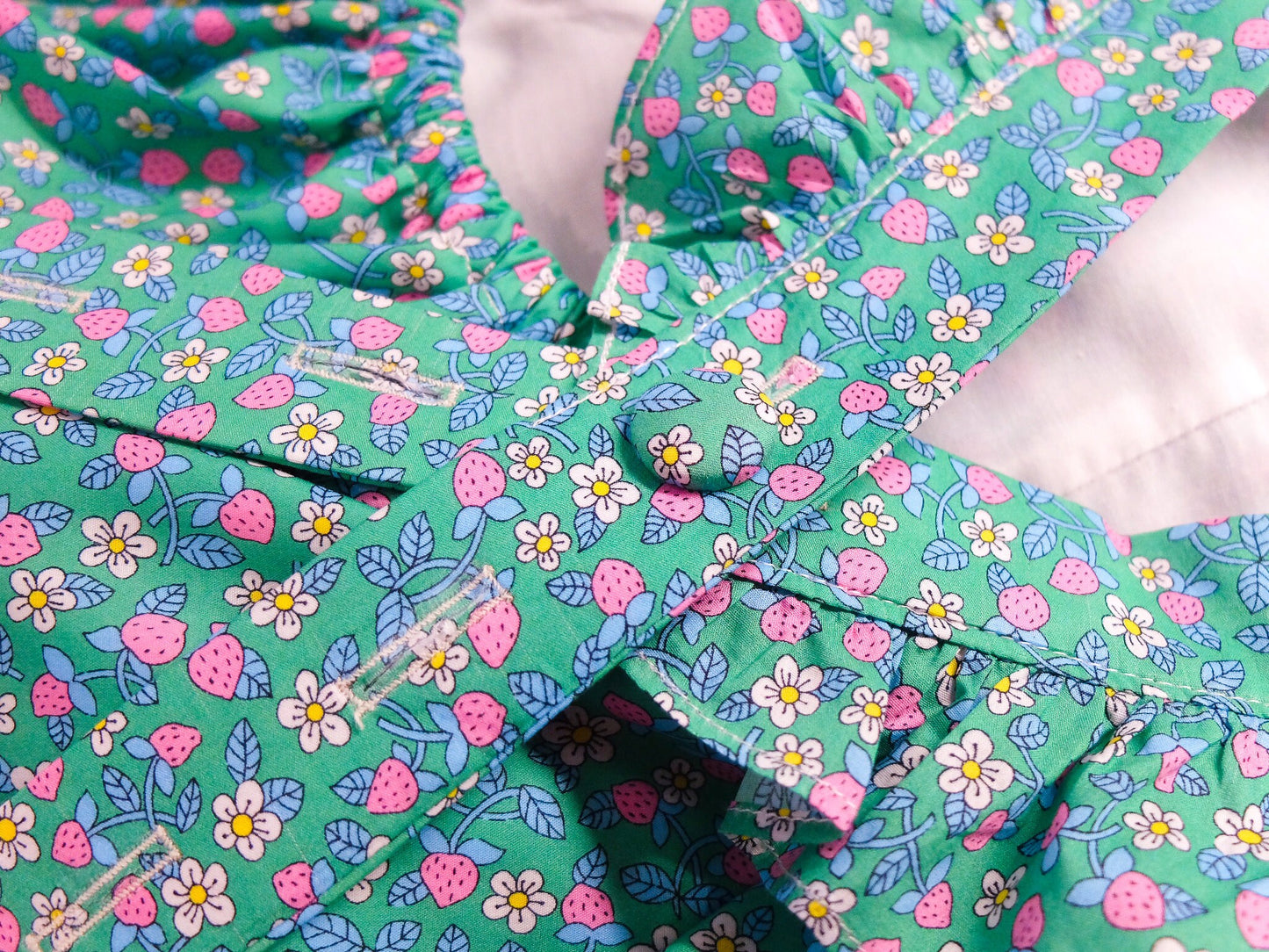 Liberty London dress - Floral Print Girl Dress - Pinafore Liberty Dress - Liberty of London Floral Print Fabric