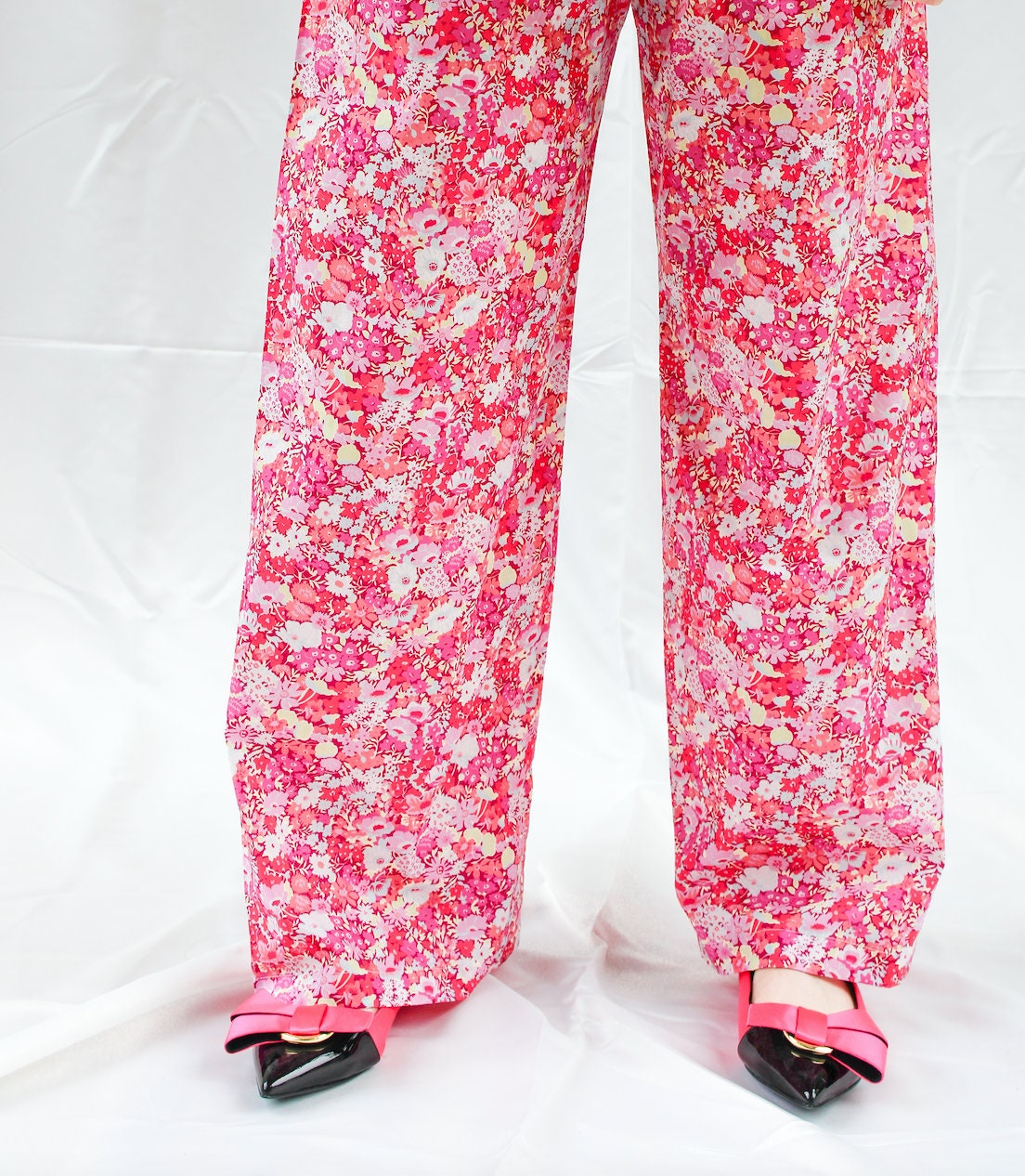 LIBERTY Woman Palazzo Pants - Liberty of London cotton wide leg pants - Liberty Pajama Pants - Liberty Floral Print Fabric - Lounge Pants