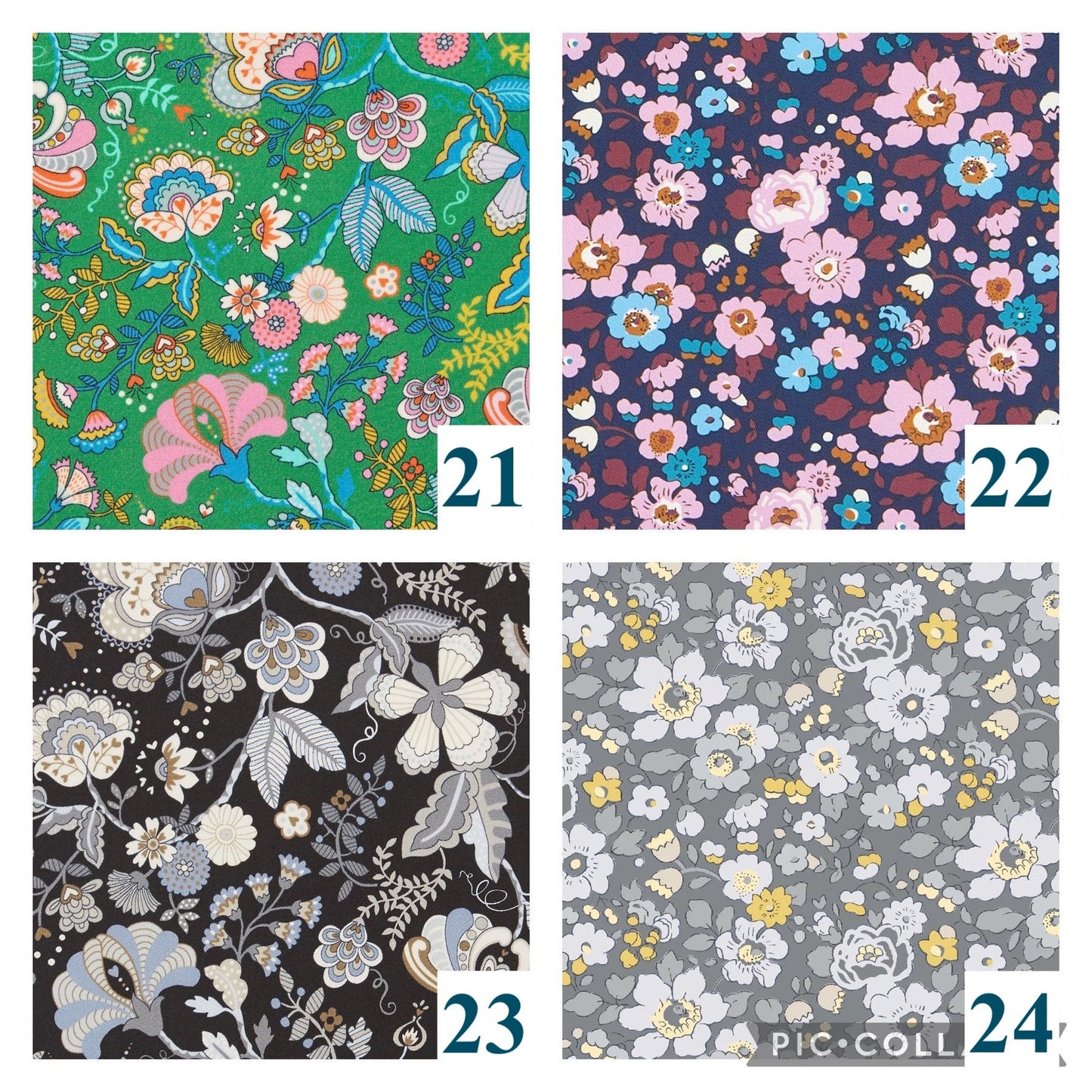 Minky Baby Blanket - Liberty of London Floral Print Nursery Blanket - Swaddle Blanket