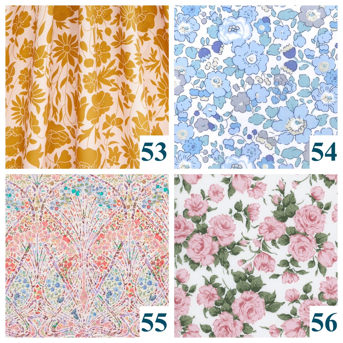 Minky Baby Blanket - Liberty of London Floral Print Nursery Blanket - Swaddle Blanket
