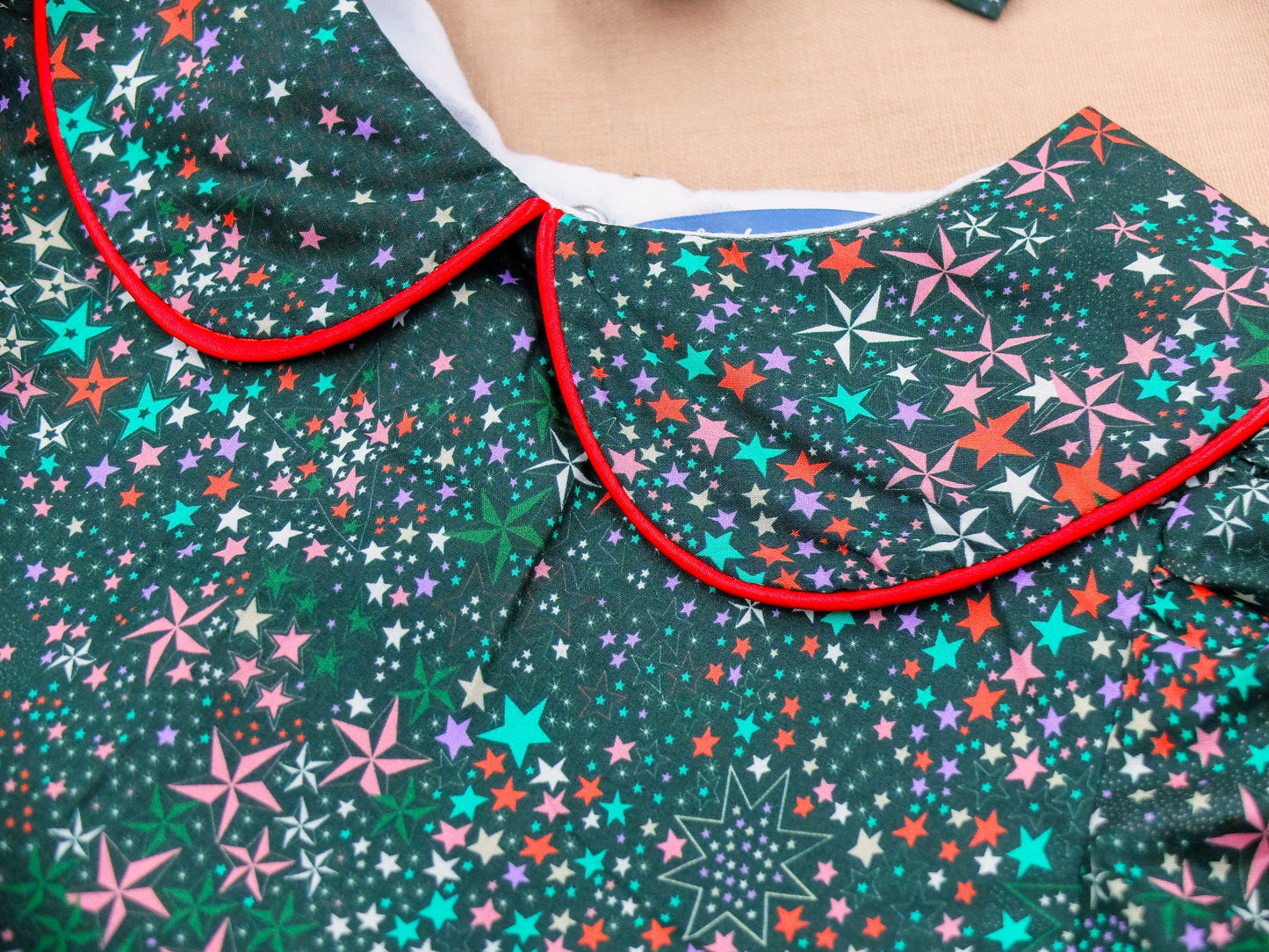 CHRISTMAS girl dress - Liberty of London Christmas dress - Christmas gift baby girls - Liberty cotton tana lawn - Long Sleeve Girl Dress