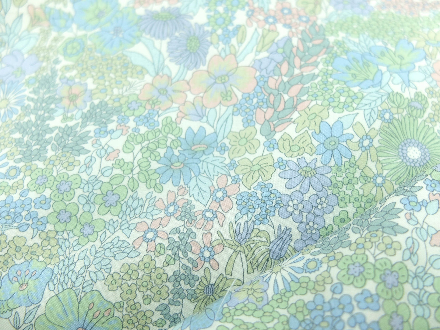 Minky Baby Blanket - Liberty of London Floral Print Nursery Blanket - Swaddle Blanket