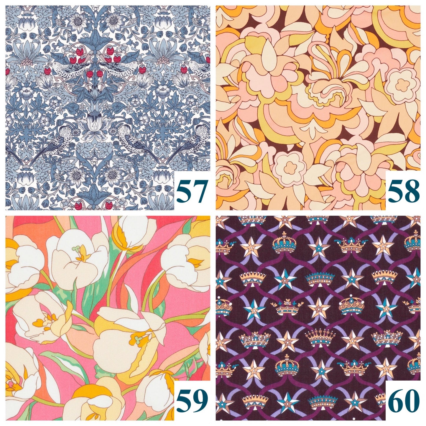 Minky Baby Blanket - Liberty of London Floral Print Nursery Blanket - Swaddle Blanket