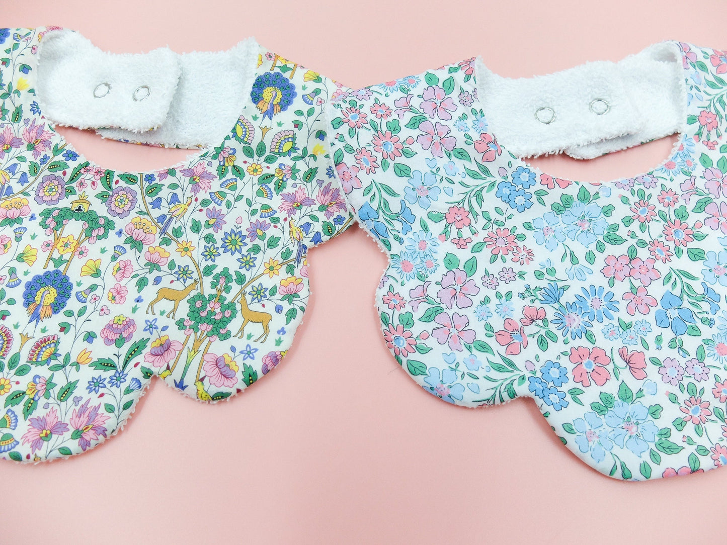 Liberty of London Baby Bib - Floral Print Baby Cotton Bib - New Born bib - Double Gauze bib - Liberty Baby Burp Cloth - Baby Shower Gift
