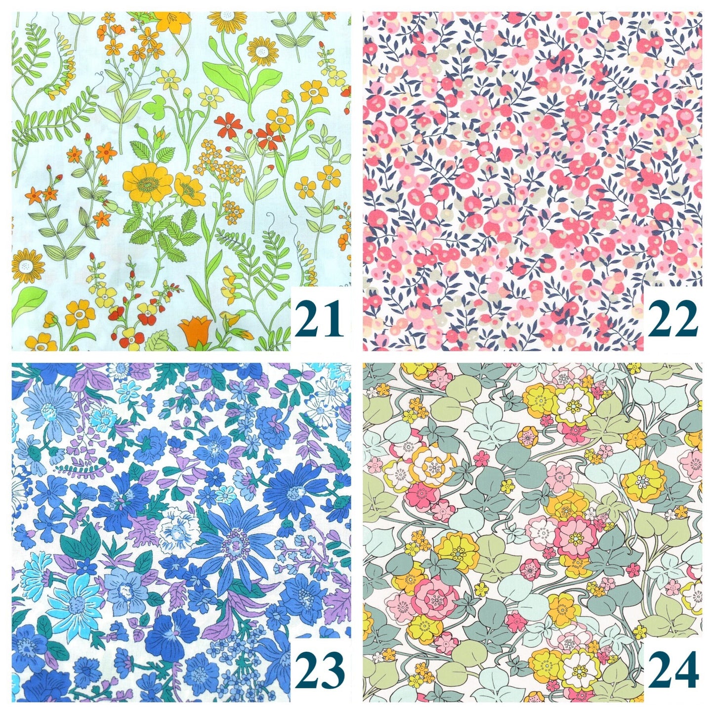 SET Top and bloomer for baby girl - Liberty of London Floral Print Fabric - Ruffle Cotton Flower Blouse - Liberty Print Floral Bloomer