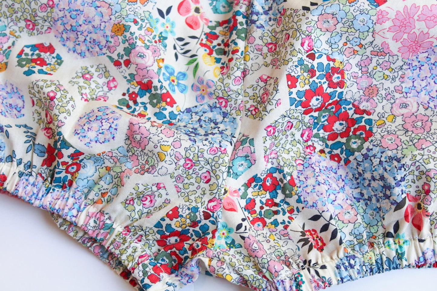Unisex Kids Bermuda - Liberty of London Baby Bloomer - Floral Print Cotton Kids Shorts - Liberty Print Fabric Bloomer - Baby Nappy Cover