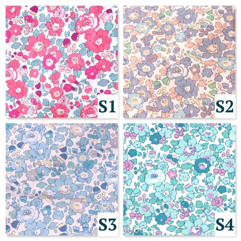 Liberty of London Baby Bib - Floral Print Baby Cotton Bib - New Born bib - Double Gauze bib - Liberty Baby Burp Cloth - Baby Shower Gift