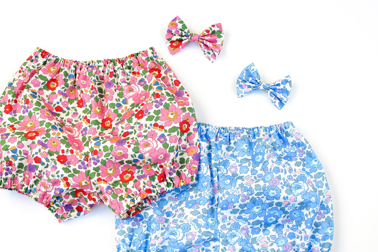 LIBERTY Baby Bloomer - Bermuda - Liberty London Nappy Cover - Floral Print Cotton Shorts - Liberty Print Fabric Bloomer - Baby Nappy Cover