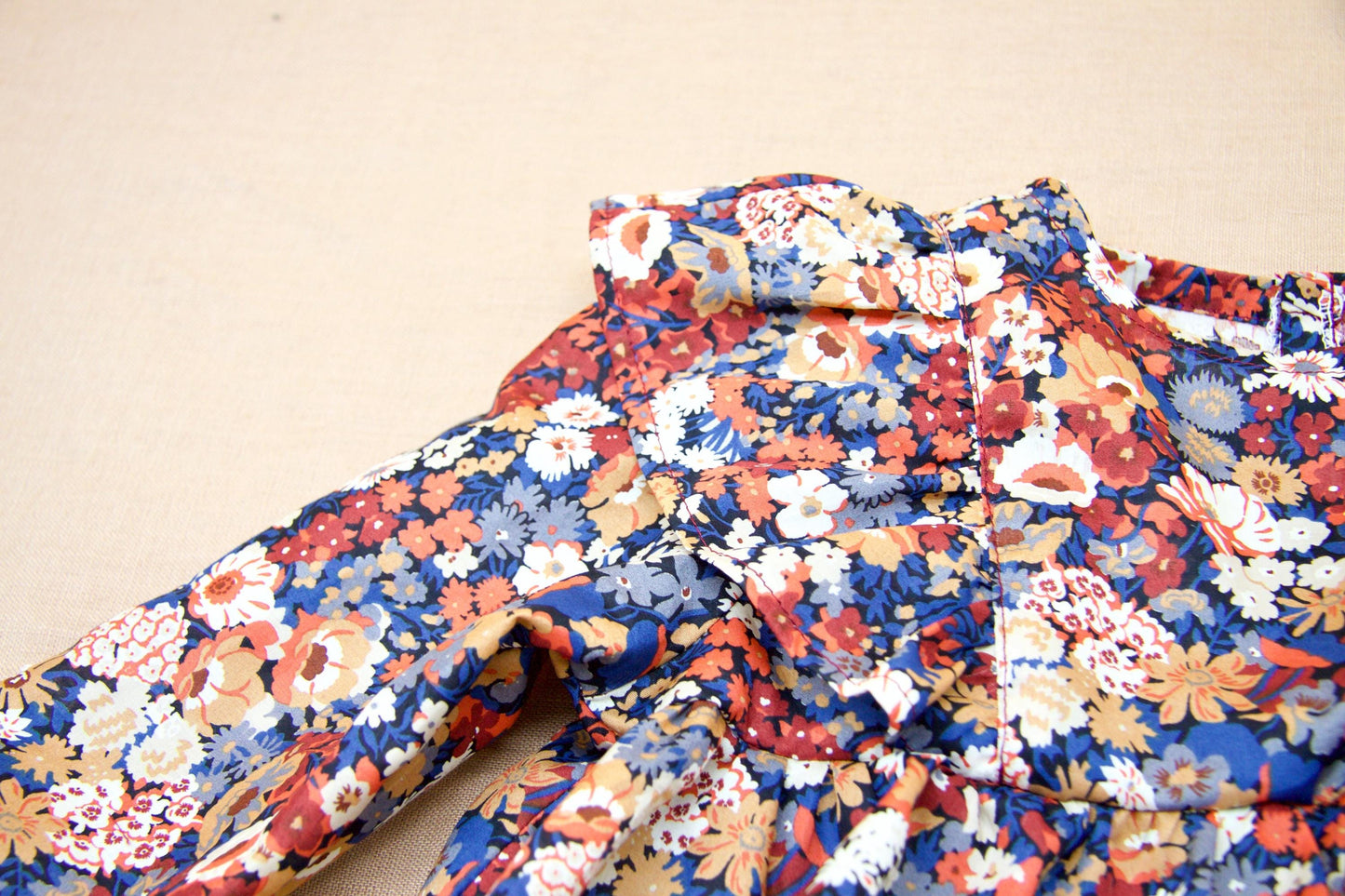Liberty of London Baby Bubble romper with long sleeves