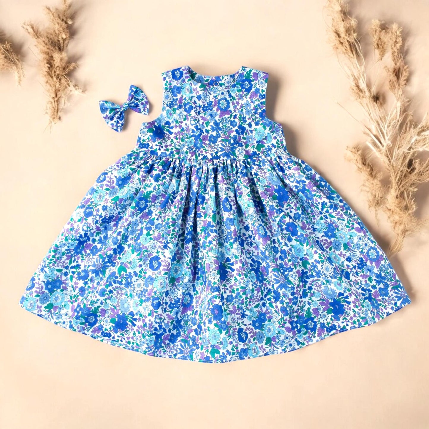 Liberty girl dress, Liberty of London, Liberty Print Fabric, Floral Print Dress, Sleeveless Girl Dress, Liberty Baby Dress, Liberty Clothes