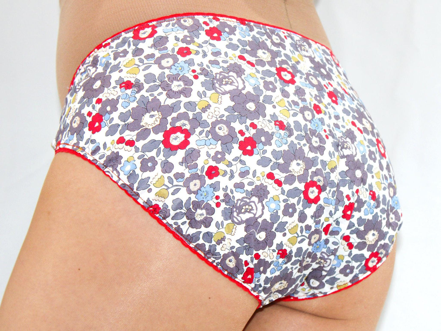 Liberty London Knickers, Woman Cotton Underwear, Liberty Print Panties, Liberty Woman Briefs, Liberty Underpants, Liberty print fabrics