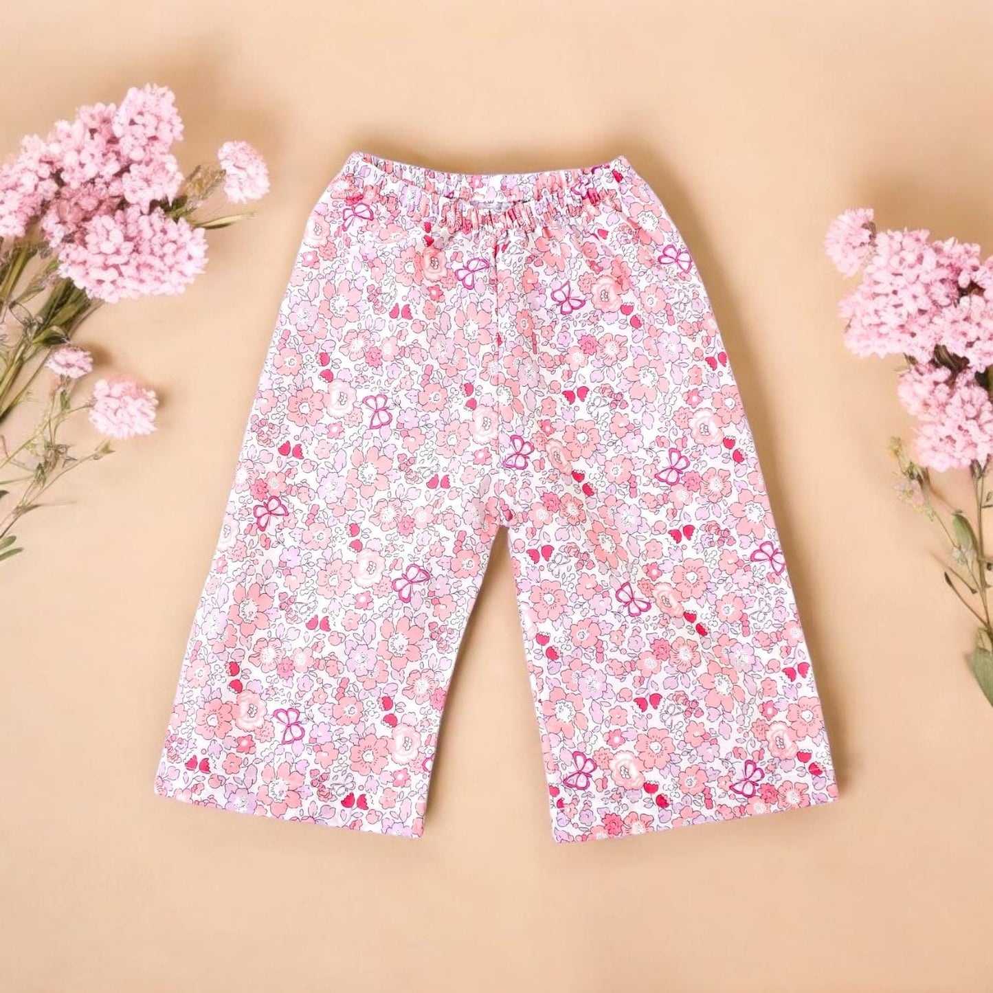 Liberty London Pants, Liberty Baby Clothing, Liberty Print Pants, Wide Leg Pants, Liberty Trousers, Floral Print Trousers, Liberty Fabrics