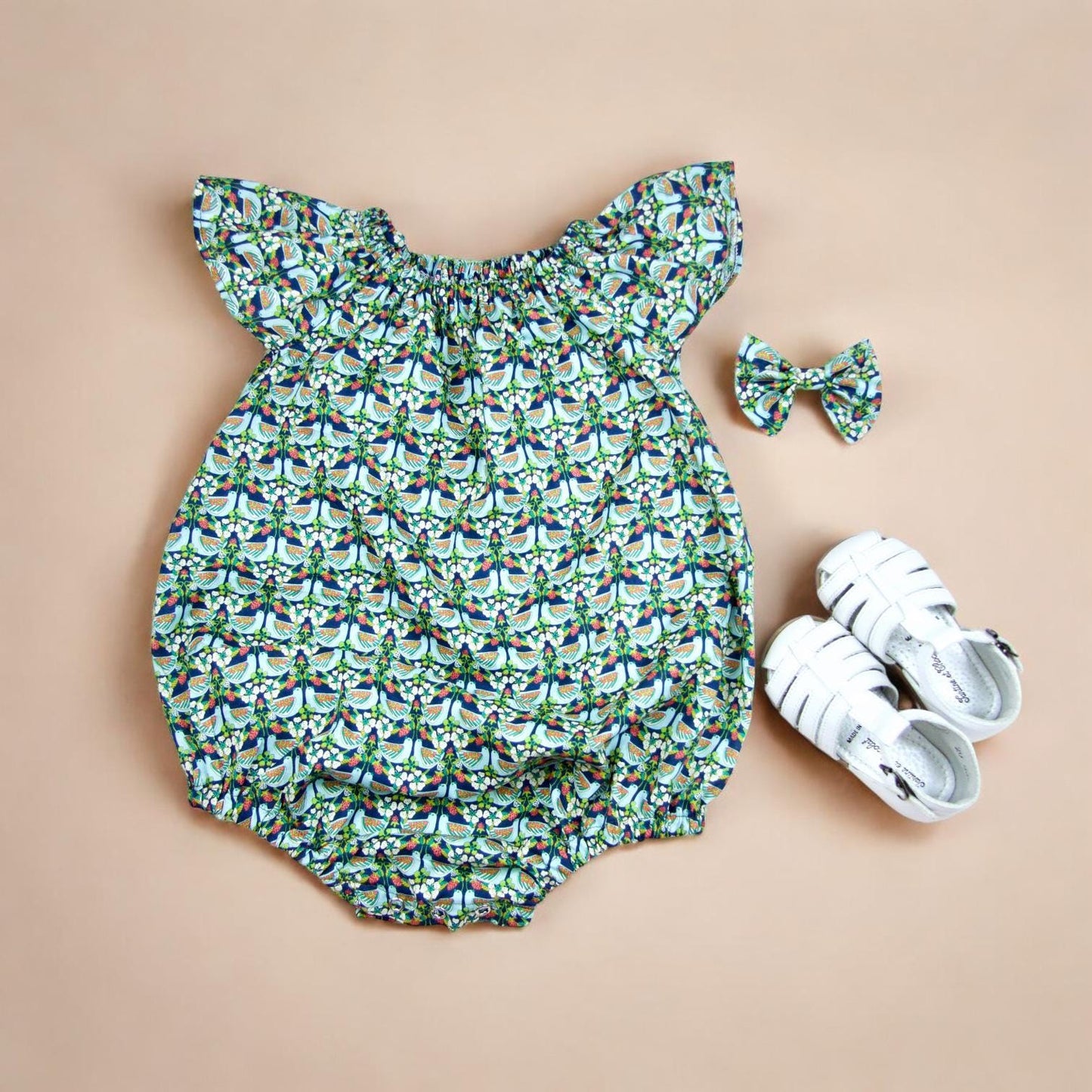 Liberty Baby Bubble, Liberty Baby Clothing, Liberty Bubble Romper, Flutter Baby Romper, Liberty Print Romper, First Birthday, Liberty Fabric