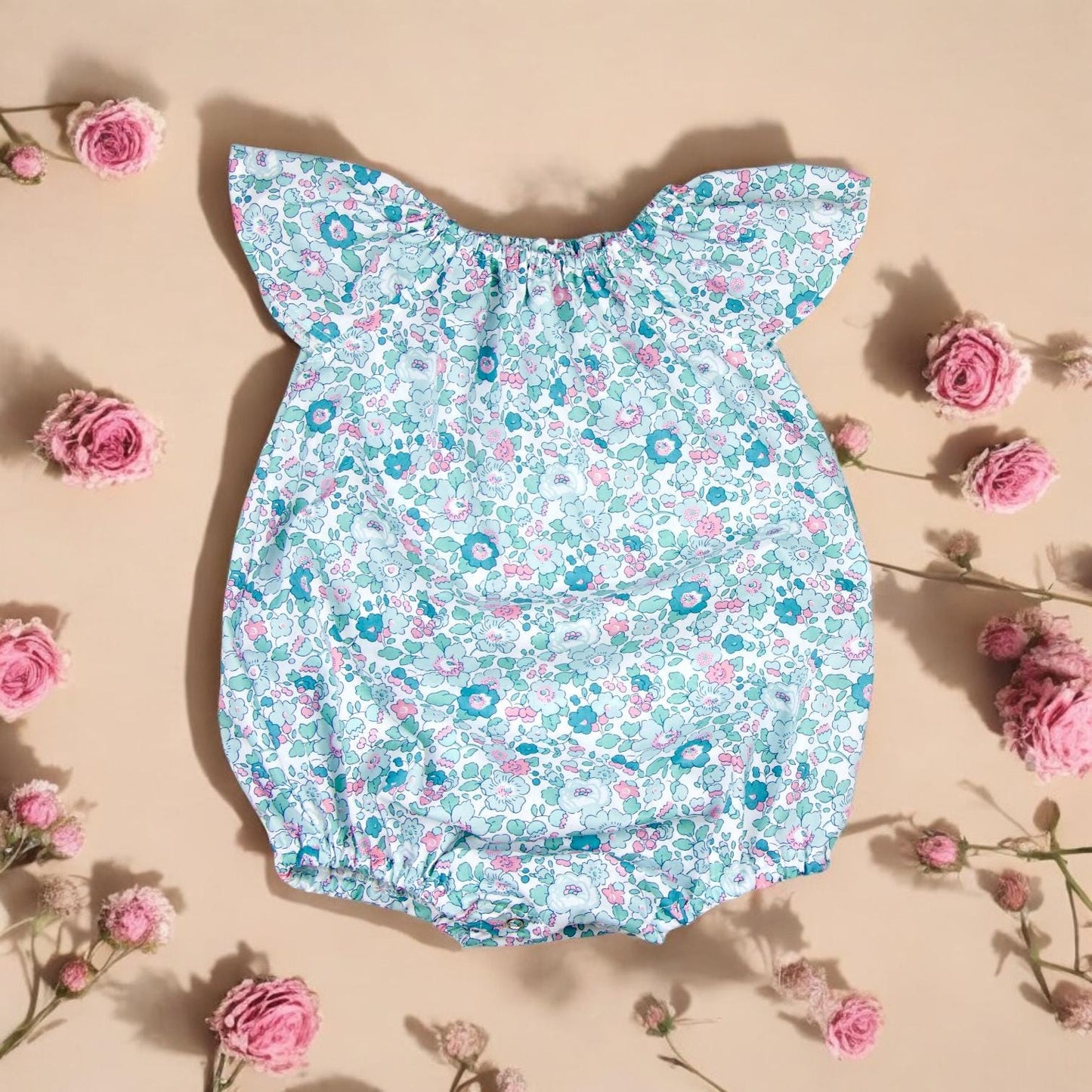 Liberty Baby Bubble, Liberty Baby Clothing, Liberty Bubble Romper, Flutter Baby Romper, Liberty Print Romper, First Birthday, Liberty Fabric