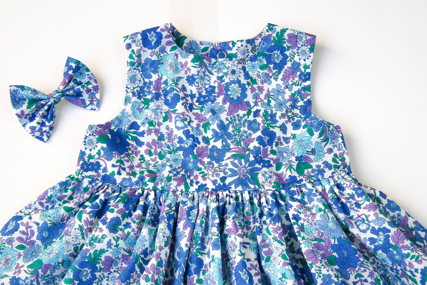 Liberty girl dress, Liberty of London, Liberty Print Fabric, Floral Print Dress, Sleeveless Girl Dress, Liberty Baby Dress, Liberty Clothes