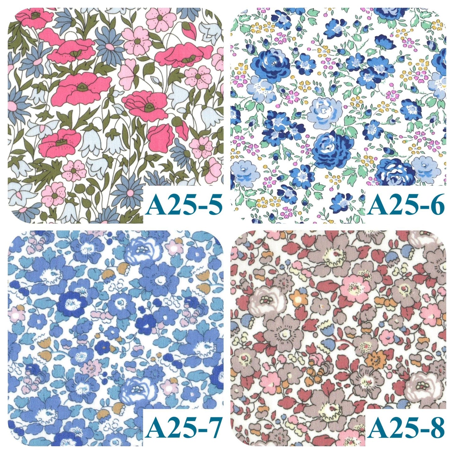 Liberty of London Baby Bib - Floral Print Baby Cotton Bib - New Born bib - Double Gauze bib - Liberty Baby Burp Cloth - Baby Shower Gift