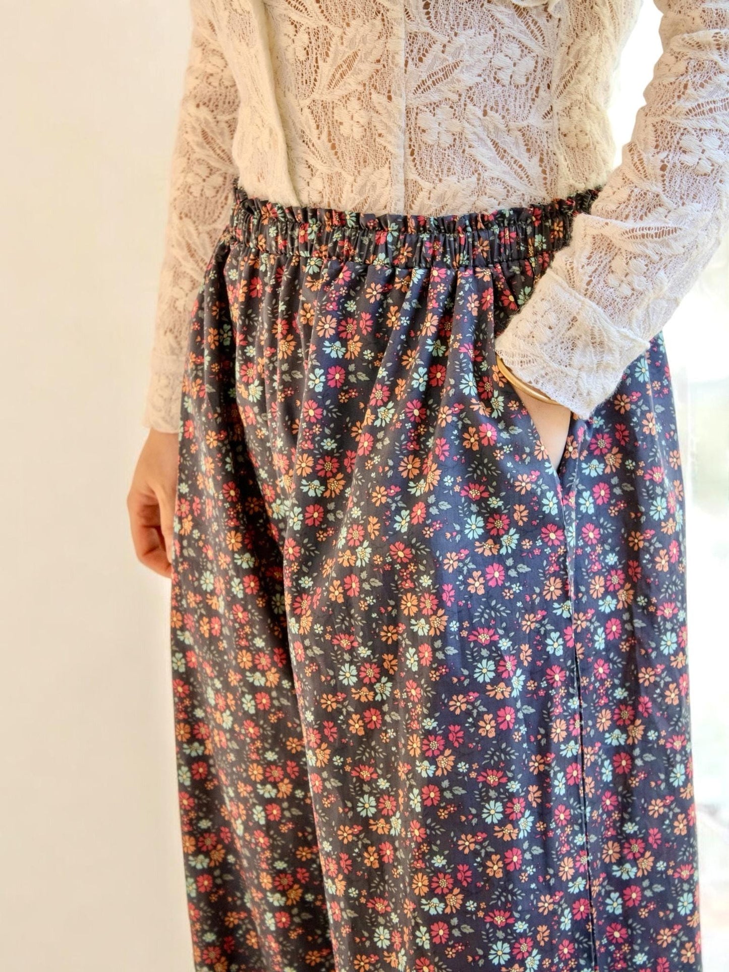 Liberty Pajama Pants, LIBERTY Palazzo Pants, Wide Leg Pants, Liberty London, Liberty Floral Print, Liberty Fabric Trousers, Liberty Clothing