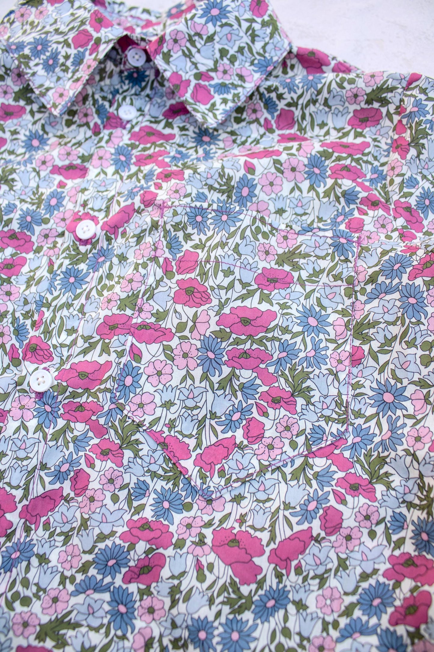 Liberty boy shirt, Liberty of London, Button Up Shirt, Floral Print shirt, Short Sleeve Shirt, Collared Boy Shirt, Back To School, Boy Shirt