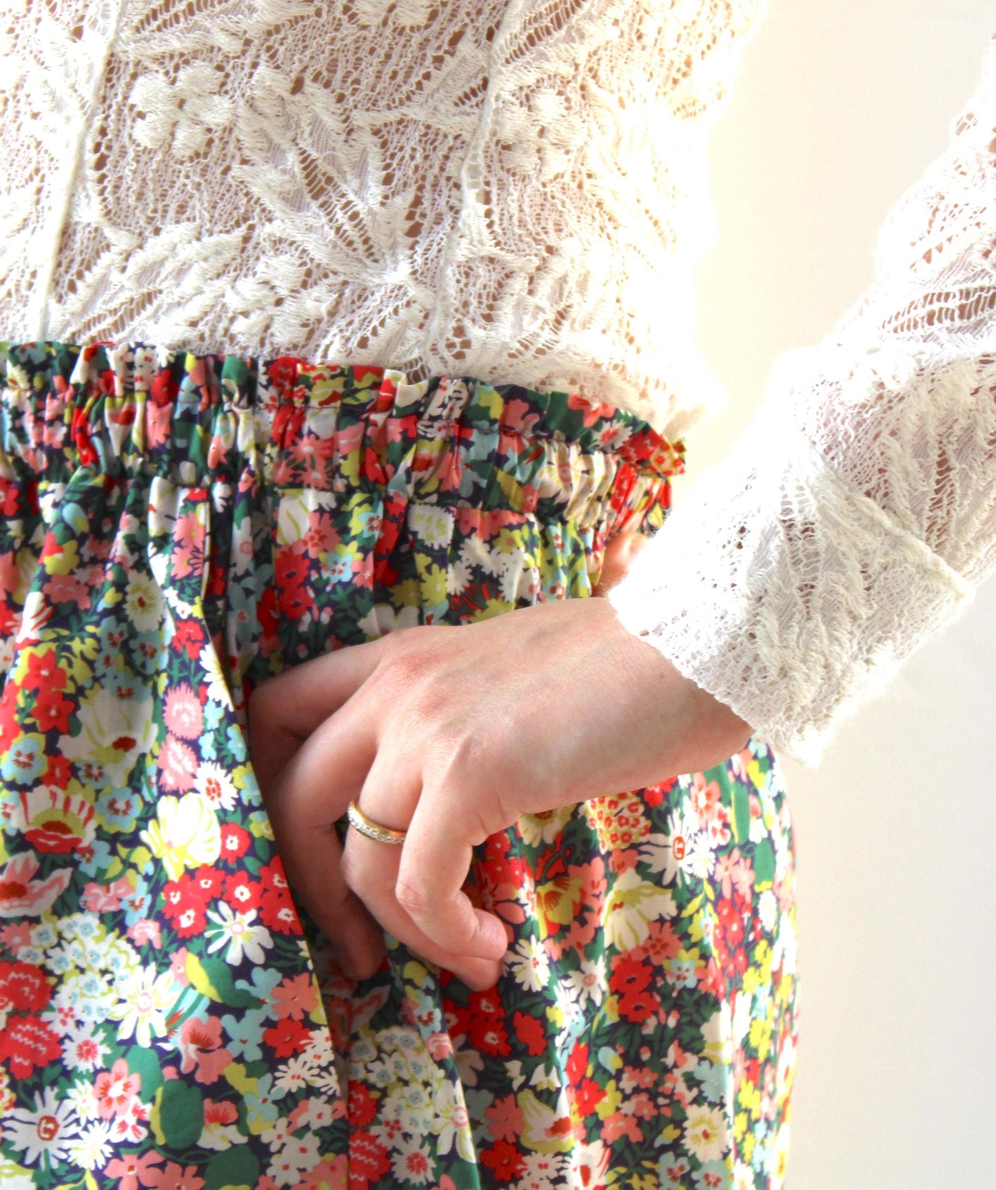 LIBERTY Palazzo Pants, Liberty Pajama Pants, Wide Leg Pants, Liberty London, Liberty Floral Print, Liberty Fabric Trousers, Liberty Clothing