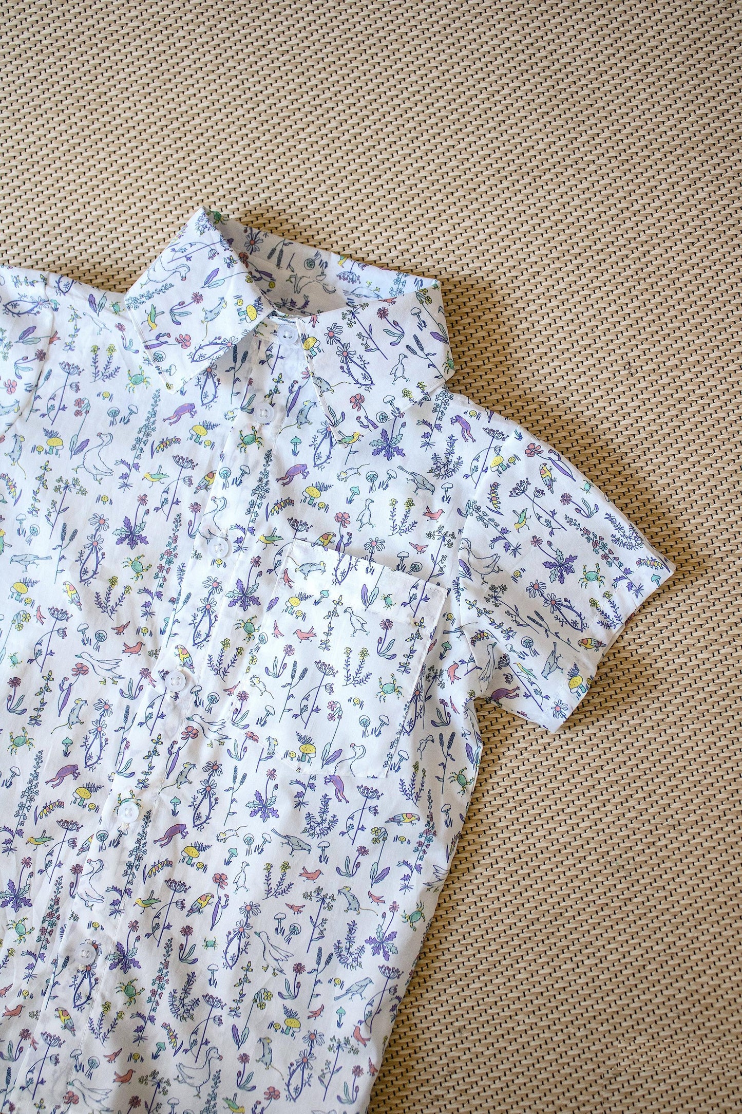 LIBERTY of London Button Up Short Sleeve Boy Shirt