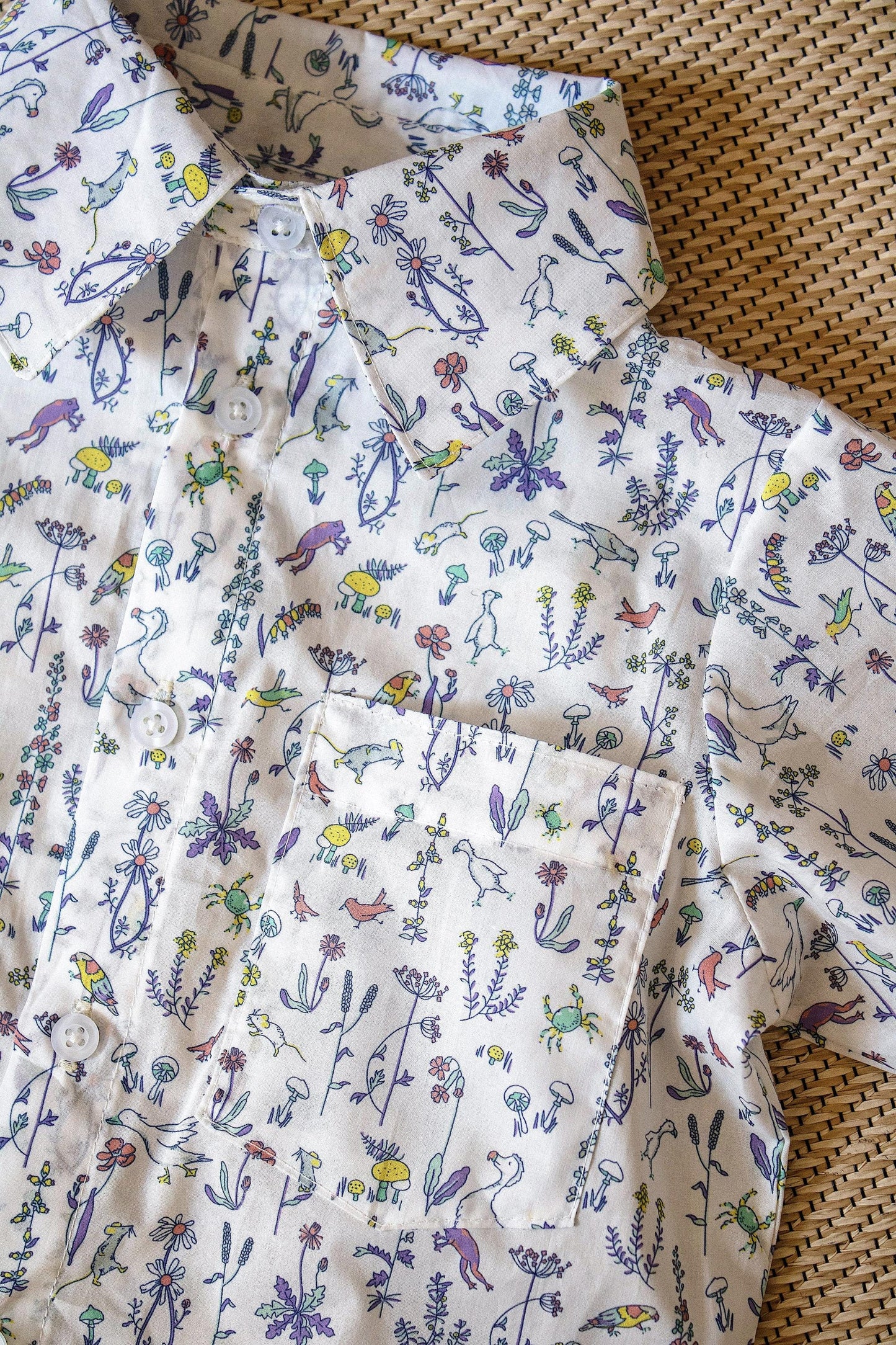 LIBERTY of London Button Up Short Sleeve Boy Shirt