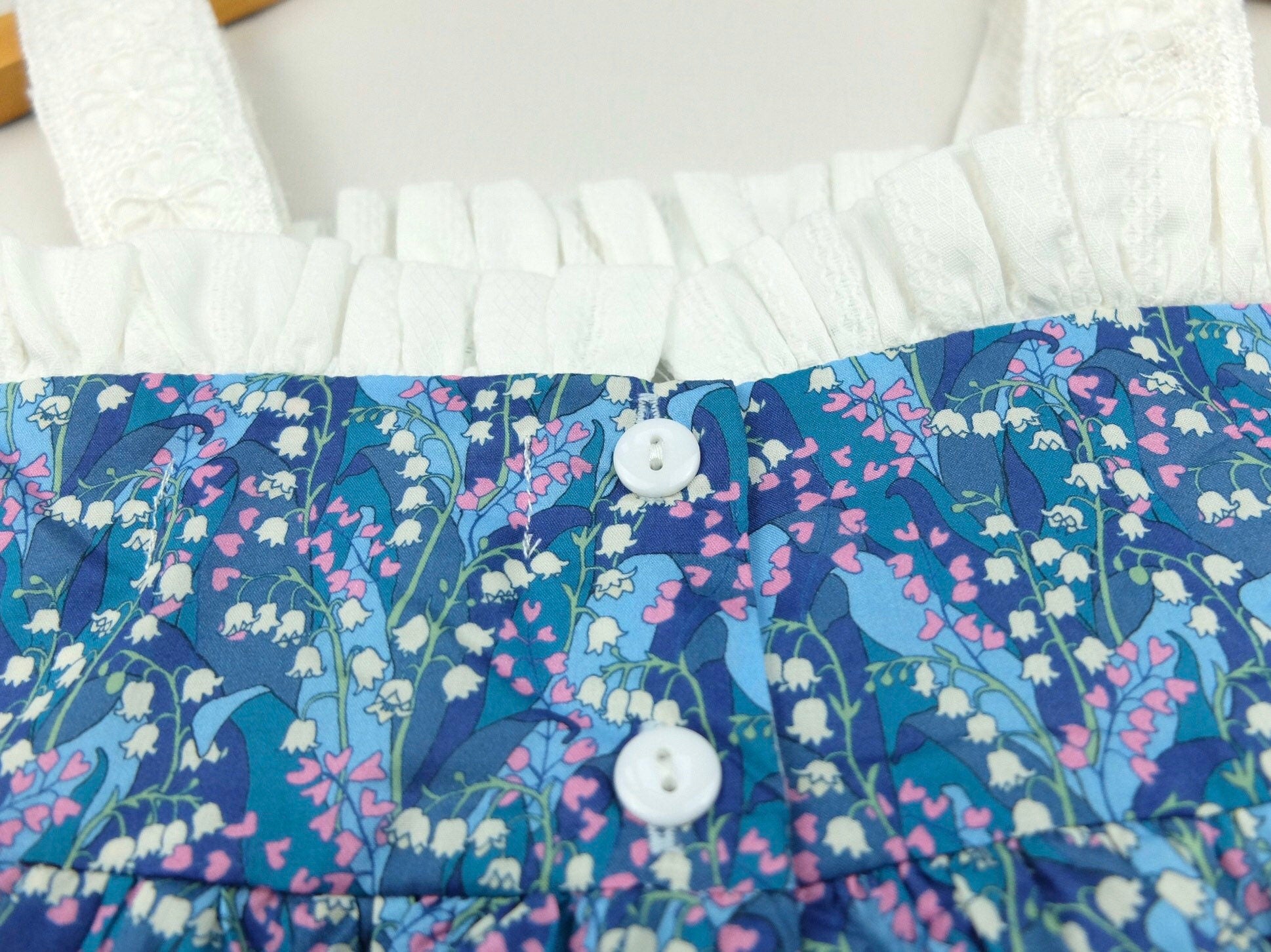 Liberty London dress - Floral Print Girl Dress - Liberty fabric Dress - Summer Ditsy Flower dress - Liberty of London fabric