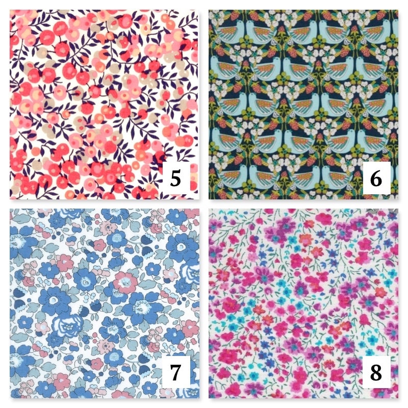 Minky Baby Blanket - Liberty of London Floral Print Nursery Blanket - Swaddle Blanket