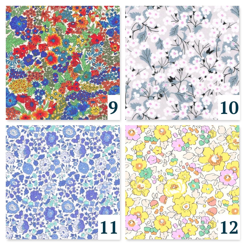 Minky Baby Blanket - Liberty of London Floral Print Nursery Blanket - Swaddle Blanket