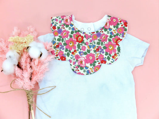 Liberty of London baby bib organic cotton floral animal print double gauze Terry cloth new born gift eastern thanksgiving halloween Christmas drool burb lactation bandana unisex baby boy girl new parents home coming soft breathable well absorb bib