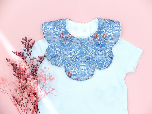 Liberty of London baby bib organic cotton floral animal print double gauze Terry cloth new born gift eastern thanksgiving halloween Christmas drool burb lactation bandana unisex baby boy girl new parents home coming soft breathable well absorb bib