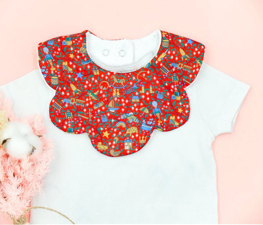 Liberty of London baby bib organic cotton floral animal print double gauze Terry cloth new born gift thank eastern thanksgiving halloween Christmas drool burb lactation bandana unisex baby boy girl new parents home coming soft breathable well absorb