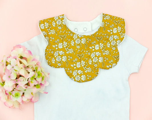 Liberty of London baby bib organic cotton floral animal print double gauze Terry cloth new born gift eastern thanksgiving halloween Christmas drool burb lactation bandana unisex baby boy girl new parents home coming soft breathable well absorb bib