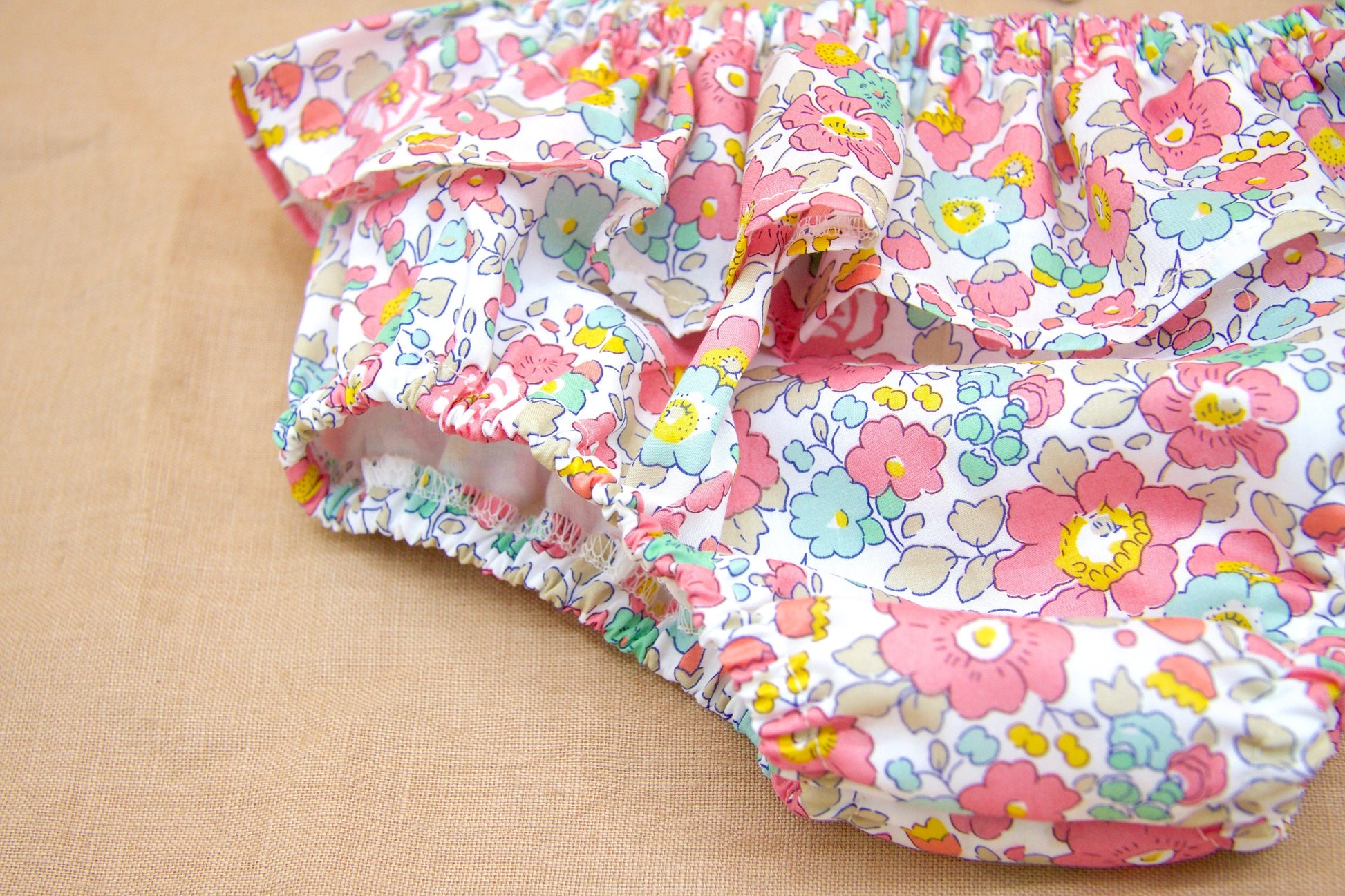 Liberty baby bloomer, Liberty fabrics, Liberty of London, Floral Print, Baby nappy cover, Ditsy Flower, Animal Print, Liberty baby swimwear