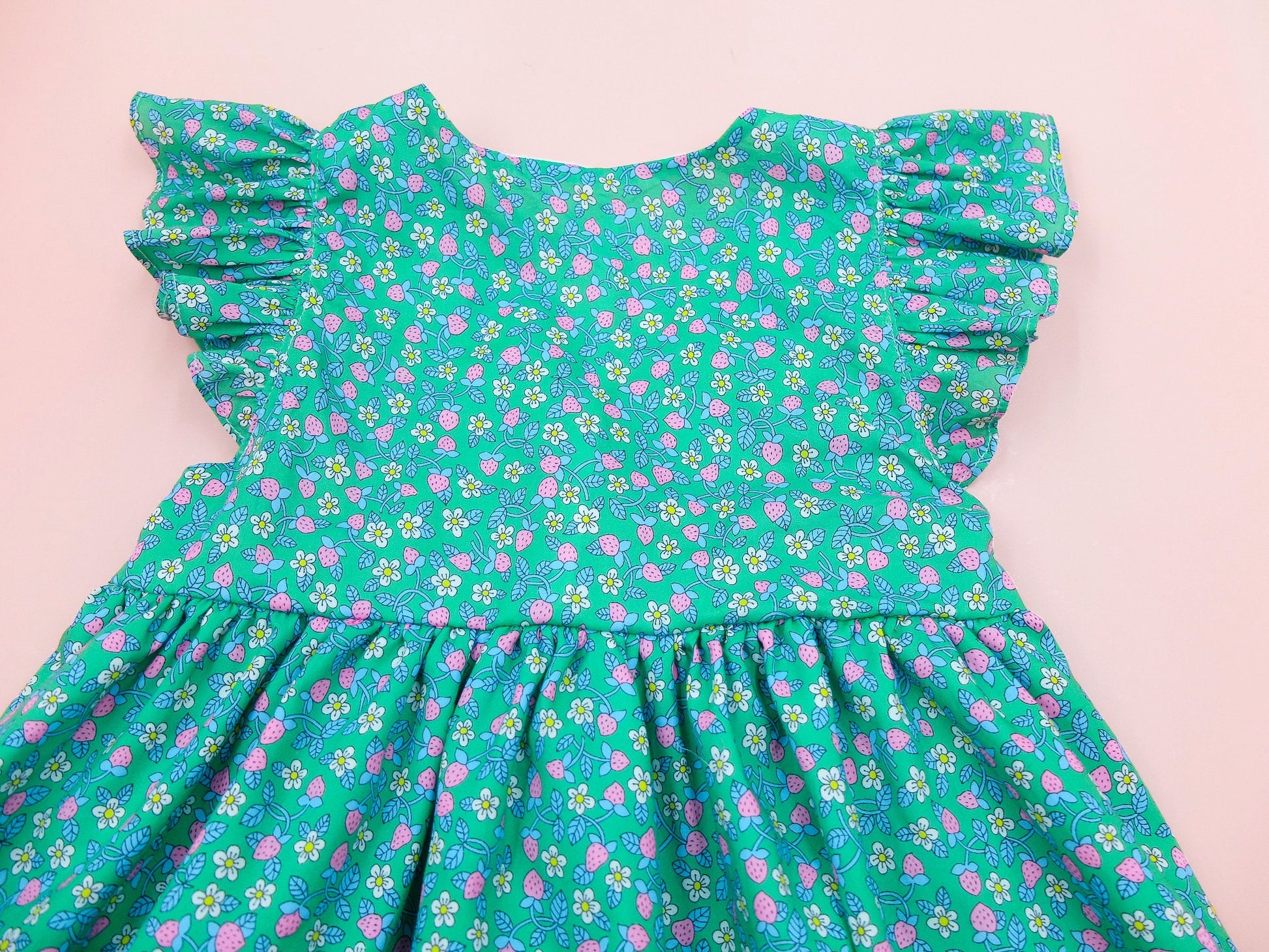 Liberty London dress - Floral Print Girl Dress - Pinafore Liberty Dress - Liberty of London Floral Print Fabric