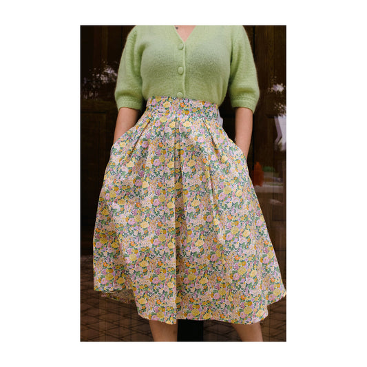 Liberty London Women Plated Midi Elegant Skirt