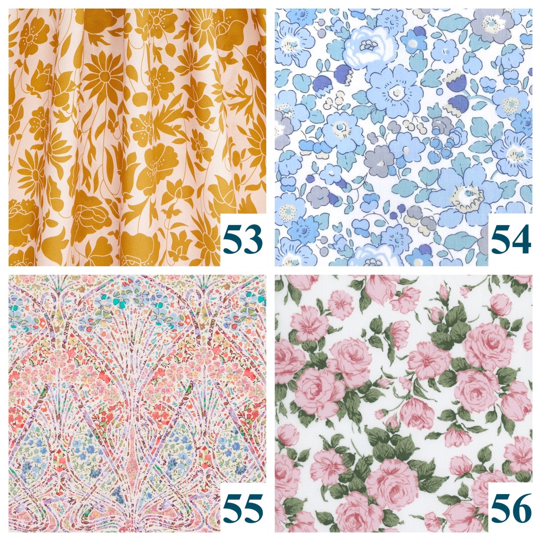 Minky Baby Blanket - Liberty of London Floral Print Nursery Blanket - Swaddle Blanket