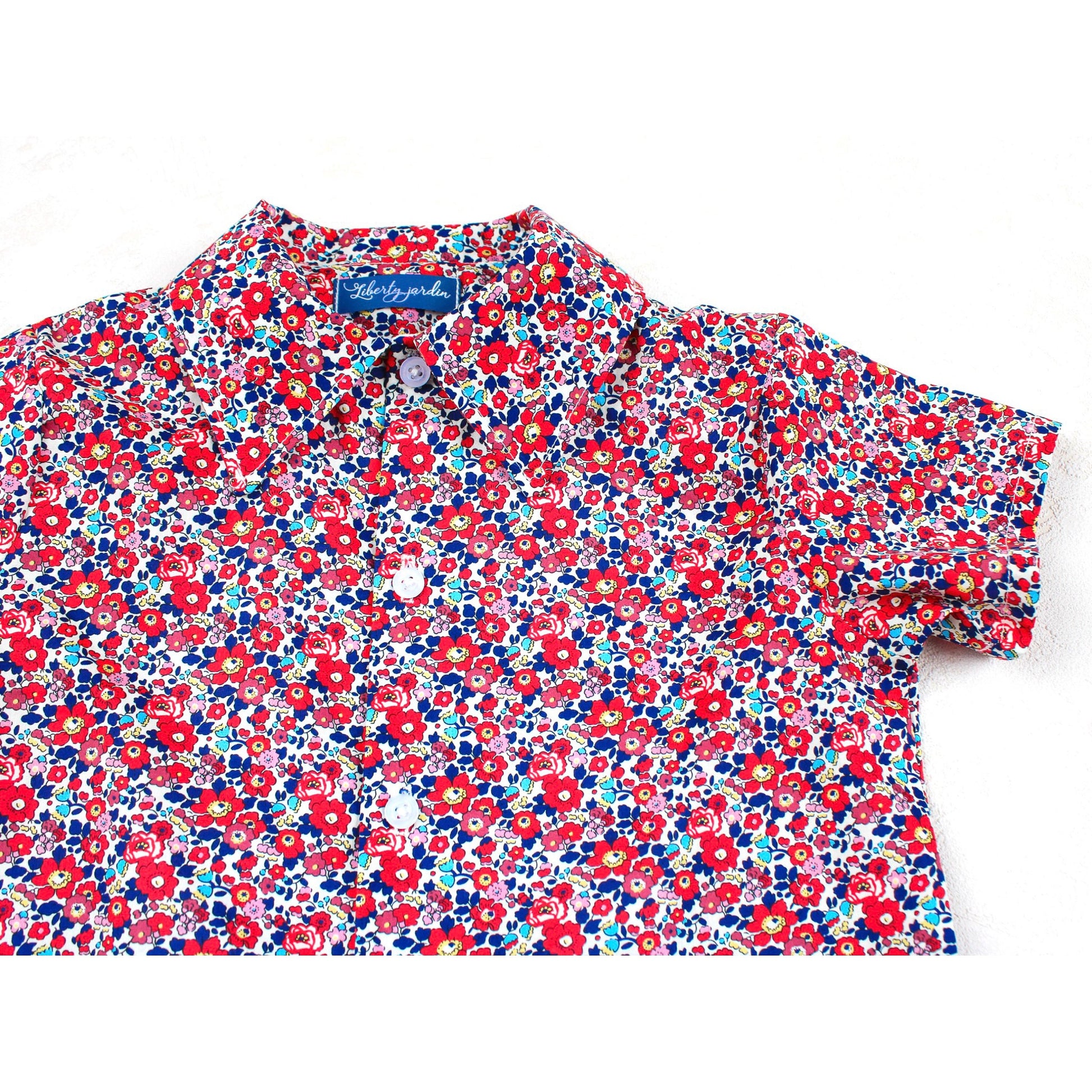 Liberty of London button through boy shirt organic cotton, floral animal print, wedding baptism christening boy outfits back to school first birthday boy gift classic boy shirt long sleeves short sleeves, eastern thanksgiving halloween Christmas gift