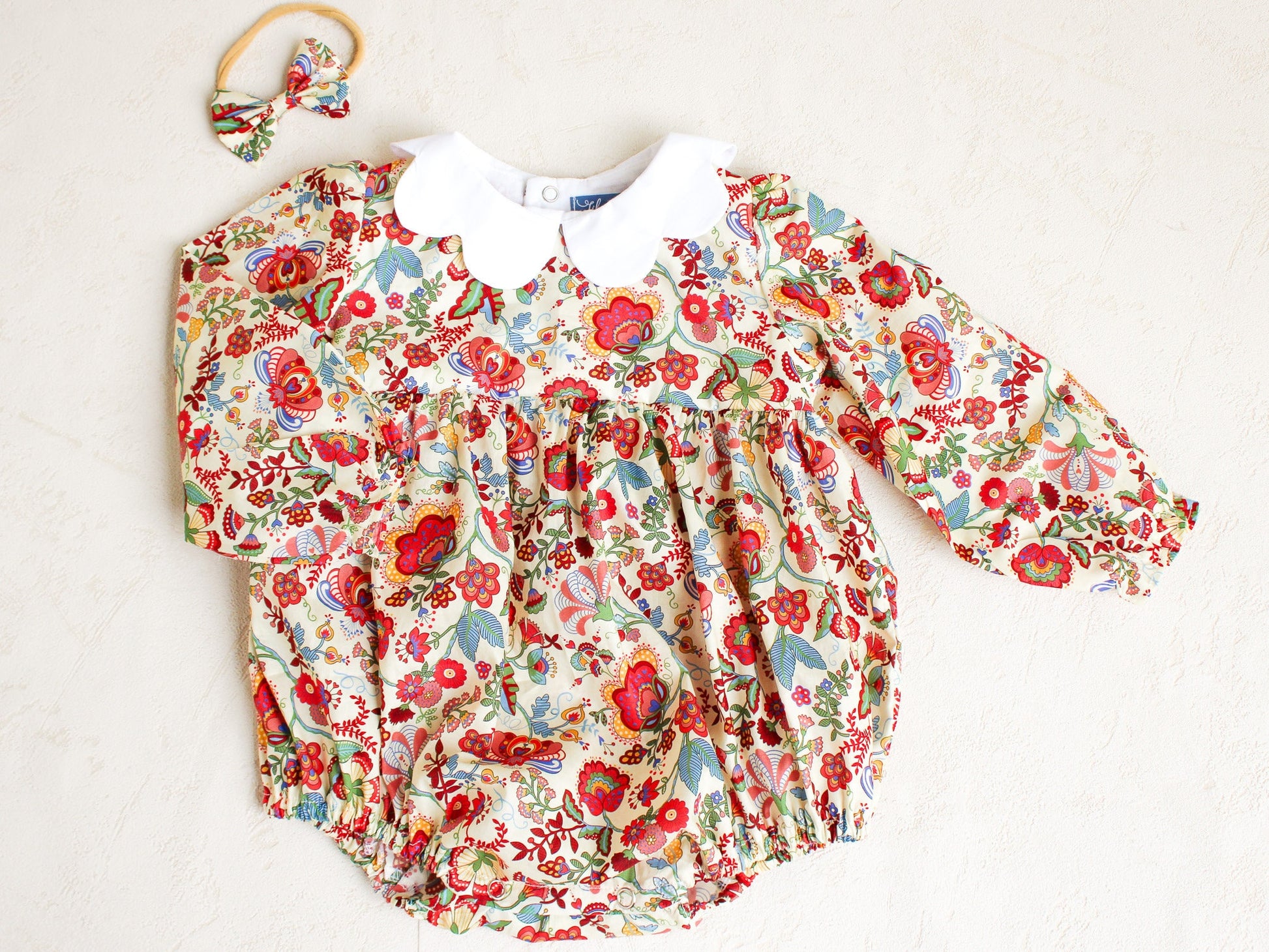 Liberty Baby Romper, Liberty Baby Bubble, Liberty of London, Liberty Print Fabric, Liberty Floral Print, New Born Gift, First Birthday Gift