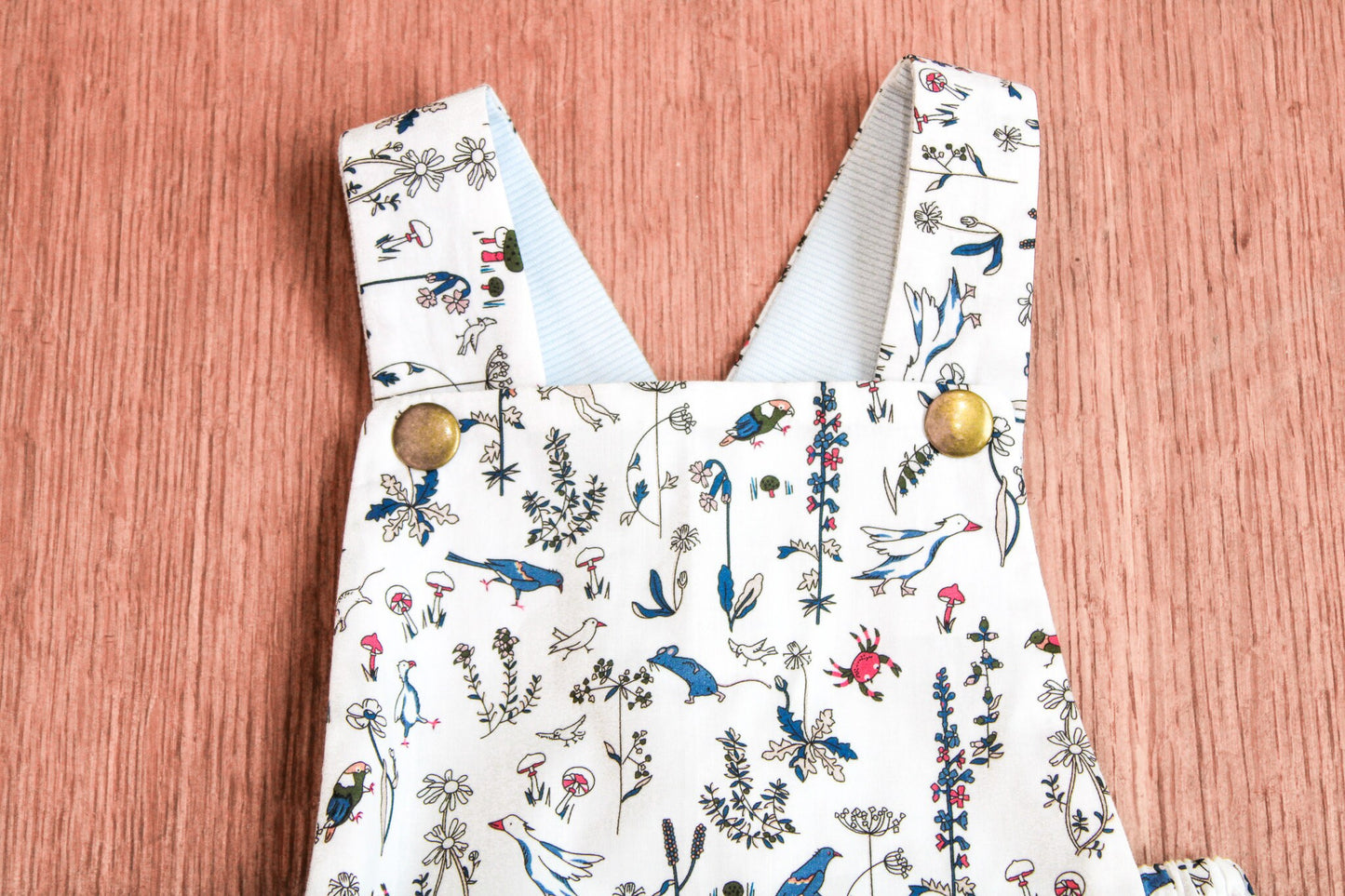 Liberty of London Baby Bubble Romper, Suspender Unisex Baby Bubble Romper - M and M bubbles - First Birthday - Christening Baptism Romper