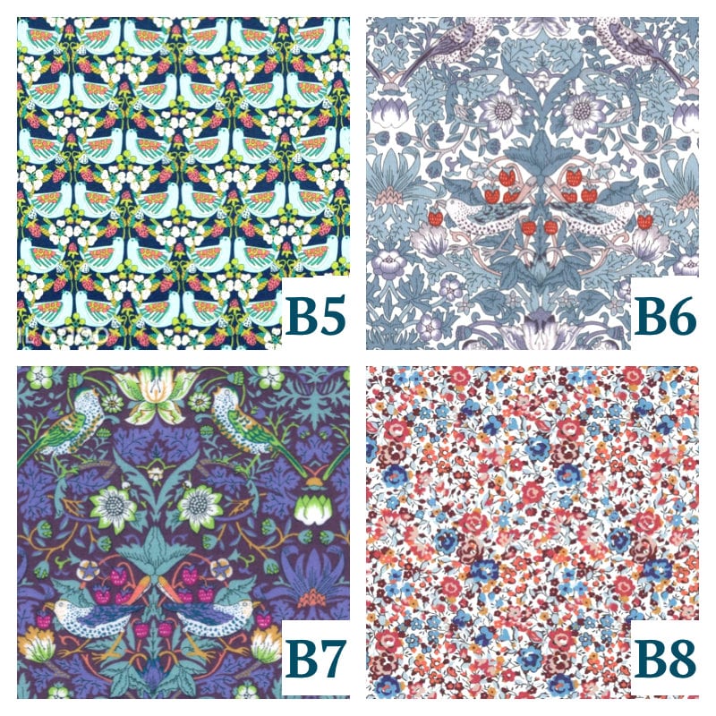 Minky Baby Blanket - Liberty of London Floral Print Nursery Blanket - Swaddle Blanket