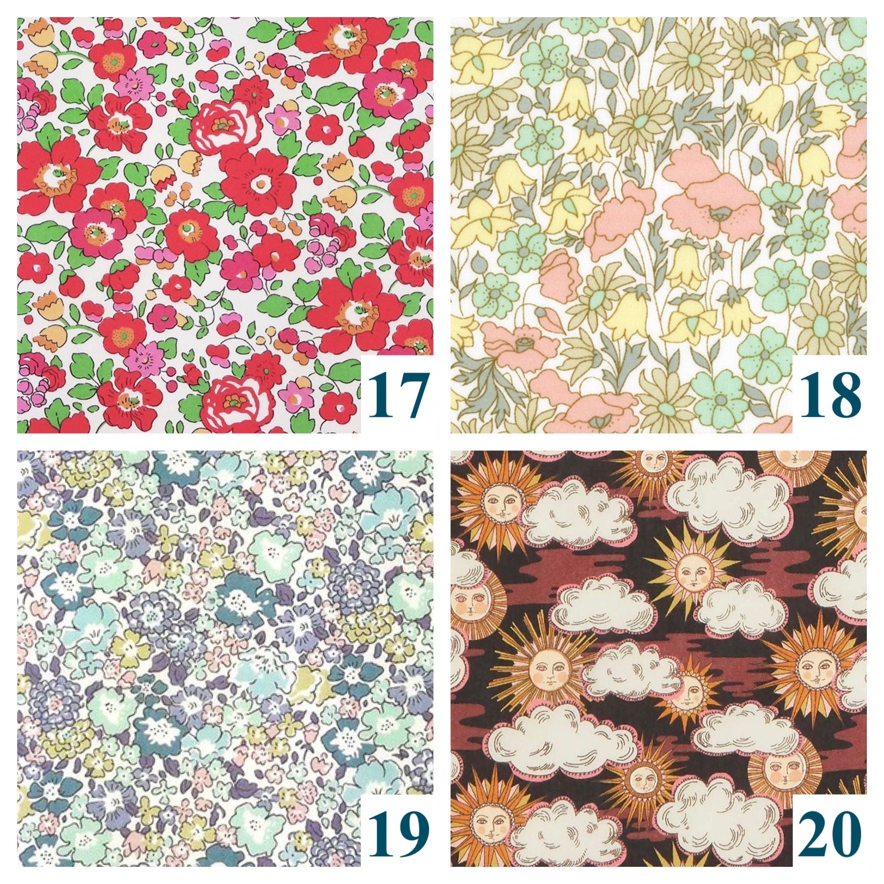 SET Top and bloomer for baby girl - Liberty of London Floral Print Fabric - Ruffle Cotton Flower Blouse - Liberty Print Floral Bloomer