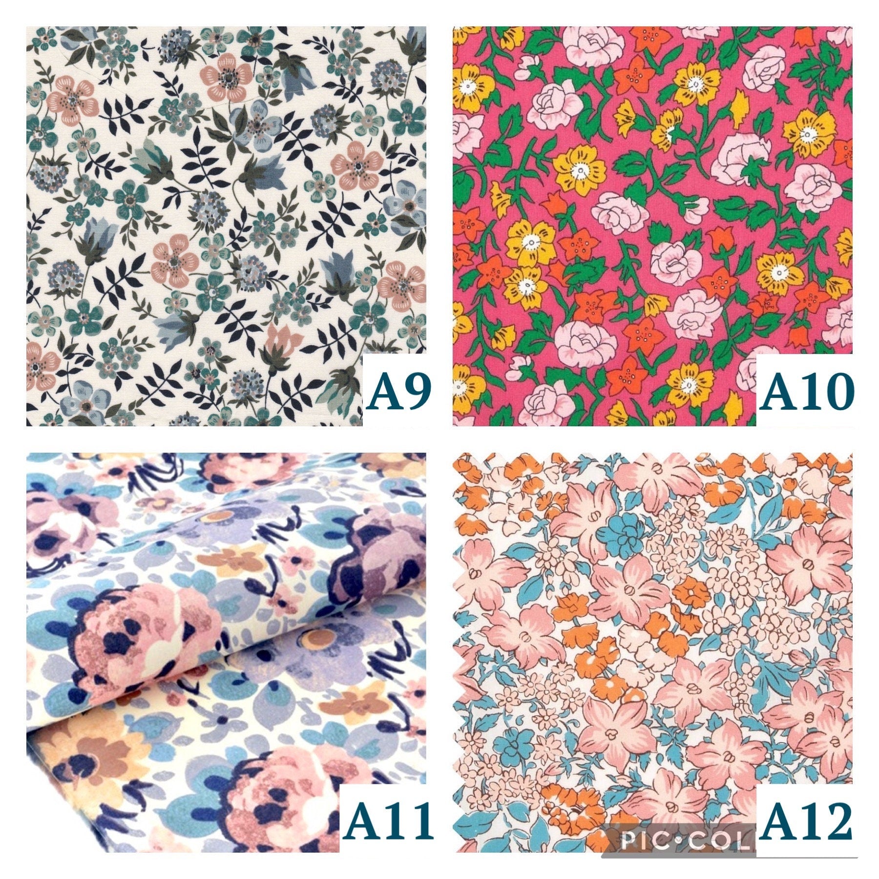 Liberty of London Baby Bib - Floral Print Baby Cotton Bib - New Born bib - Double Gauze bib - Liberty Baby Burp Cloth - Baby Shower Gift