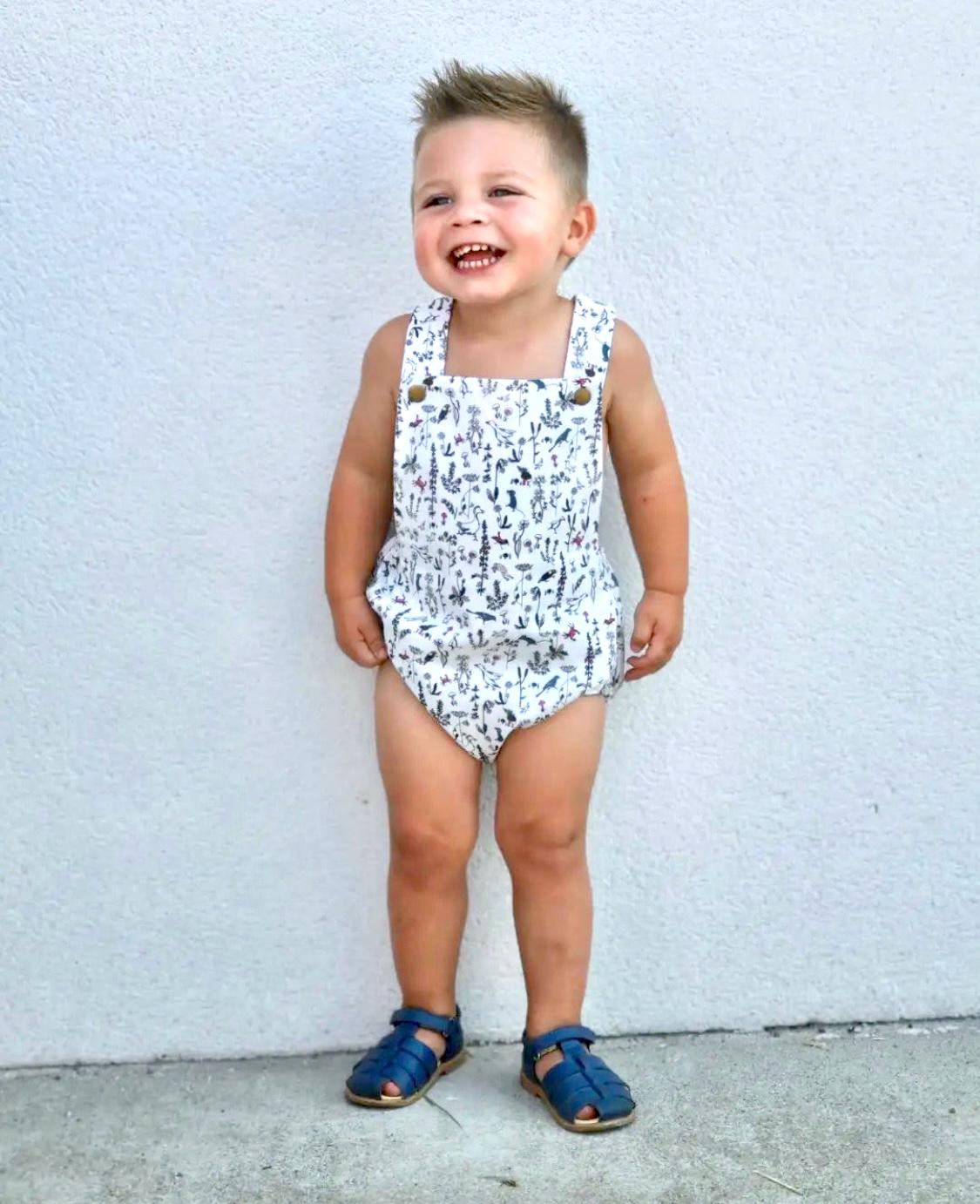 CHRISTMAS Baby Bubble Romper - Liberty of London Baby Romper - Suspender Baby Bubble - Christmas gift - Liberty Print Baby Christmas romper