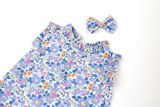 Ruffle Collar Sleeveless Liberty London Top