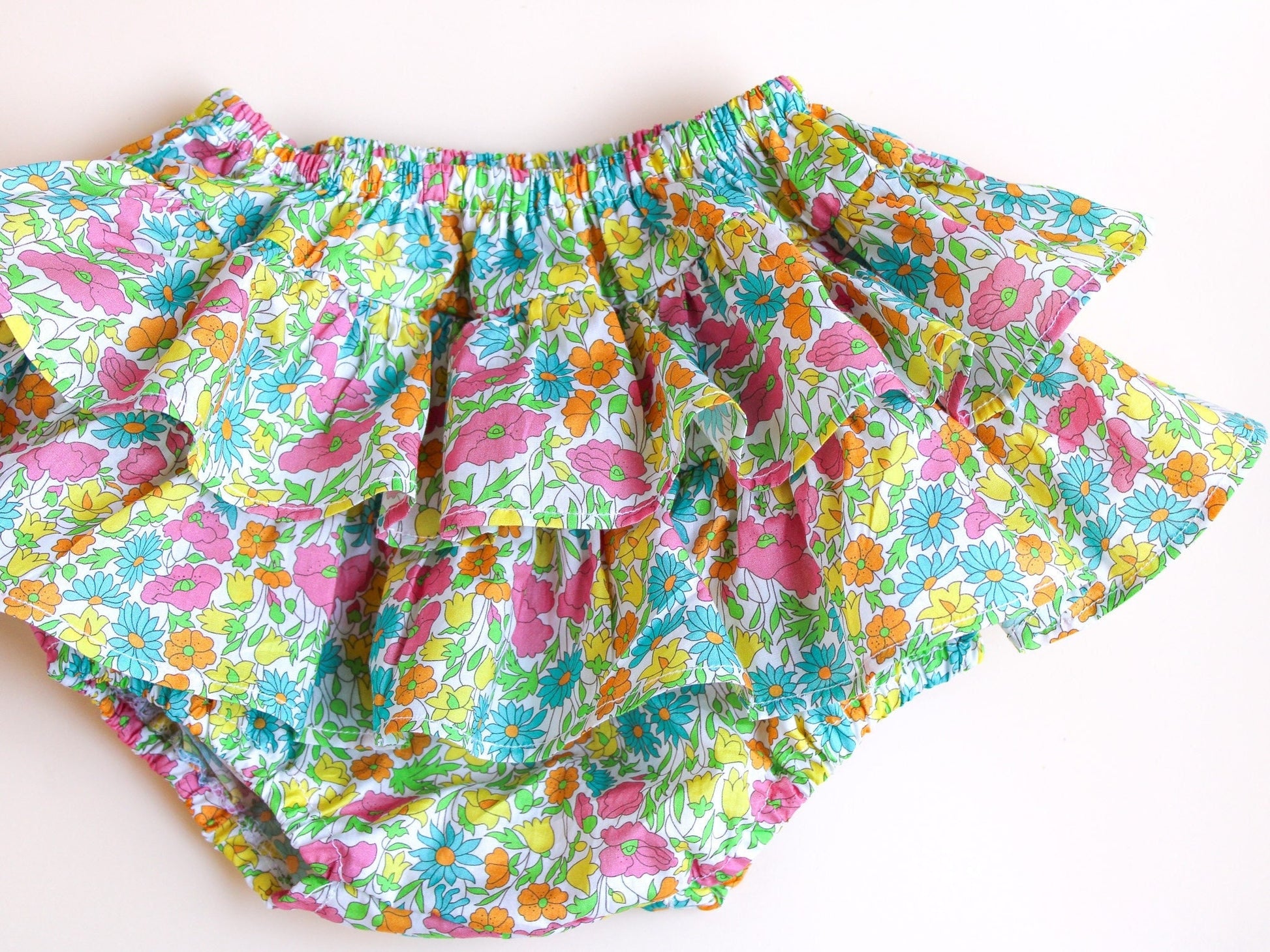 Liberty of London baby girl ruffle bloomers knickers nappy cover culottes organic cotton, floral animal print wedding baptism christening outfits first birthday new born gift eastern thanksgiving halloween Christmas home coming baby swim wear pants